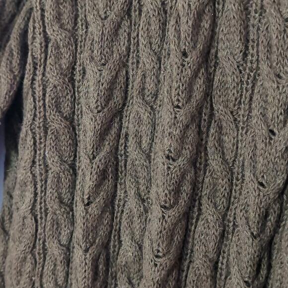 Adrienne Vittadini Alpaca Fishermen Knit Sweater Dress - Picture 2 of 7